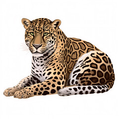 Fototapeta na wymiar jaguar icon art