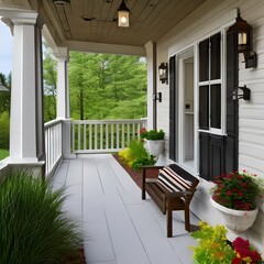 House porch193, Generative AI