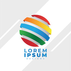 Gradien geometric logo templates. Logotype design for company 