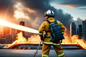 Celebrating International Firefighters' Day with Gratitude and Appreciation generative ai