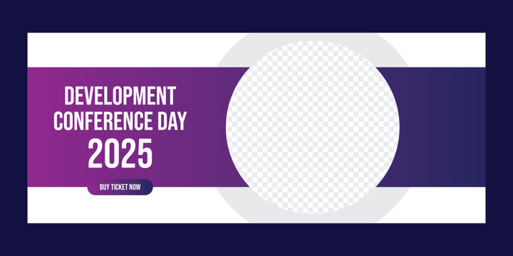 Corporate business conference web banner template