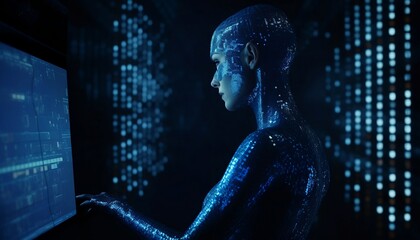 Data Protection, Cyber Security, and Cloud Security created by Generative AI