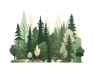 Türaufkleber Khaki Nature beauty seen in forest backdrop