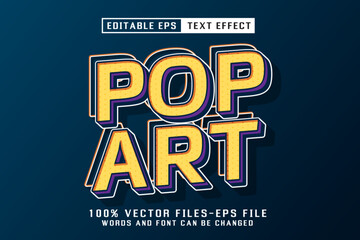 Pop Art Editable Text Effect