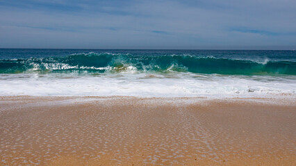 photo of summer bermudas seascape. summer seascape beach. summer seascape vacation.