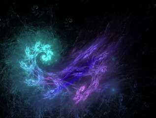 Imaginatory fractal abstract background Image