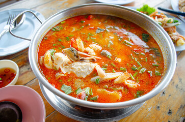 Tom Yum shrimp Tom Yum Kung