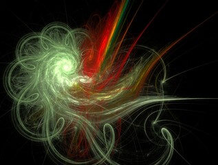 Imaginatory fractal abstract background Image