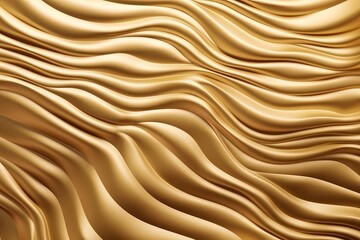 Curly gold sand texture background with shiny light created with Generative AI