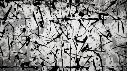 grunge texture in black and white, Generative AI