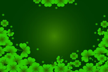 Design vector background happy st Patrick's day