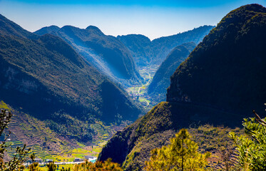 Dong Van geological rock plateau, Ha Giang province, Vietnam