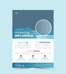 Abstract business flyer template
Business flyer template