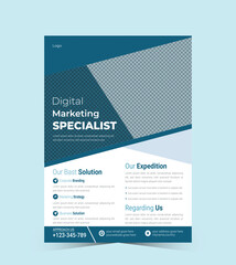 Abstract business flyer template
Business flyer template