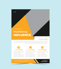 Abstract business flyer template
Business flyer template