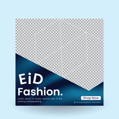 Eid Fashion sale social media post templates