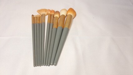 makeup brush  isolated on white background