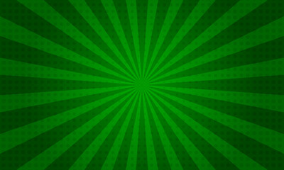 Pop art green background comic cartoon