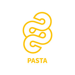 Pasta logo, italian food, element for menu