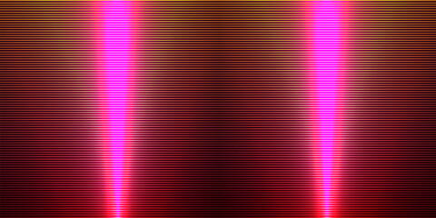 Abstract laser striped lined horizontal glowing background. Scan screen - 592859534