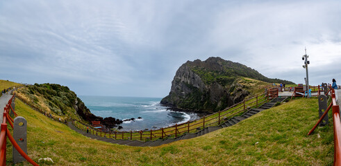 Seongsan Ilchulbong in Jeju South Korea