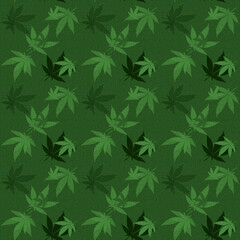 Abstract cannabis leaf design background image.