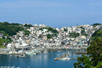 雑賀崎漁港と港町