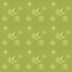 Abstract cannabis leaf design background image.