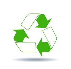 Obraz premium Recycle Icon vector illustration