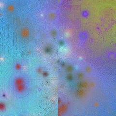 Abstract iridescent glitch art texture background image.