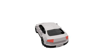 3d rendered illustration of a car