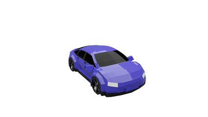 3d rendered illustration of a car