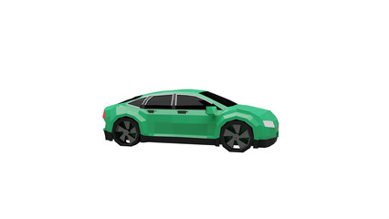 Fototapeta premium 3d rendered illustration of a car
