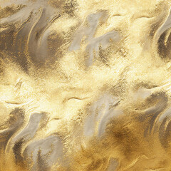 Abstract relief crumpled craft paper blank texture. Generative AI.