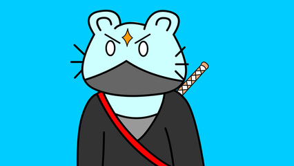 2D Cute Hamster, 2D Cartoon Hamster #2