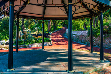 La Alameda botanical garden in Gibraltar town, UK