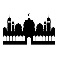 Mosque Silhouette Illustration