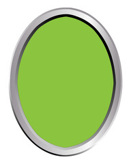 photo frame with clipping path for the inside, shield shape