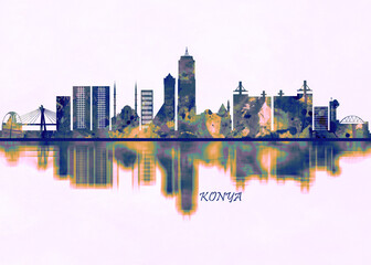 Obraz premium Konya Skyline
