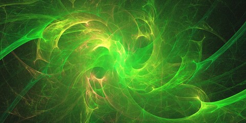 
3D rendering abstract multicolor fractal background