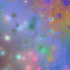 Abstract iridescent glitch art texture background image.
