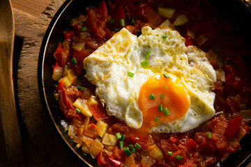 Manchego Pisto, also known simply as ratatouille, is a traditional dish from La Mancha that consists of a fry of various vegetables and egg