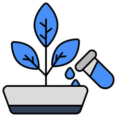 Perfect design icon of botanical flask 