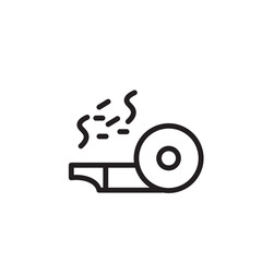Blower Whistle Circus Outline Icon