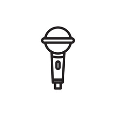 Mic Audio Sound Outline Icon