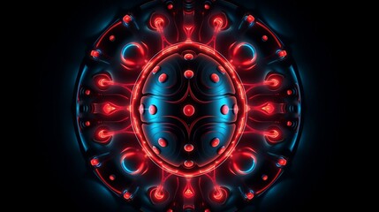 Glowing mandala background