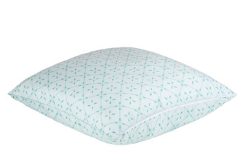 sleep pillows with cotton cover, isolate on a transparent background