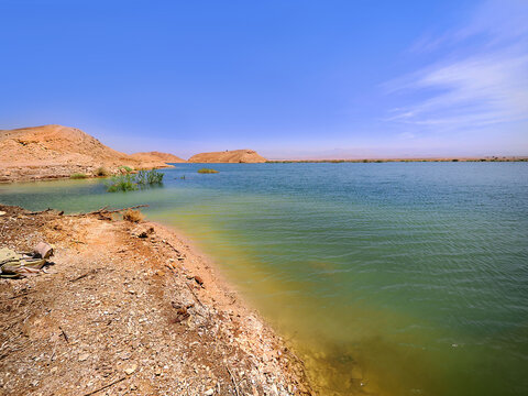 Lake Eshet in the heart of the Paran Desert