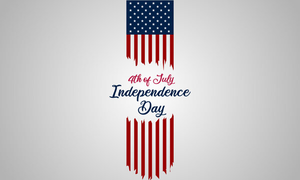 Happy Fourth of July Independence day USA Background Design