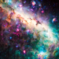 Abstract galaxy space star nebula clouds background